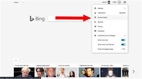 bing|bing search history.